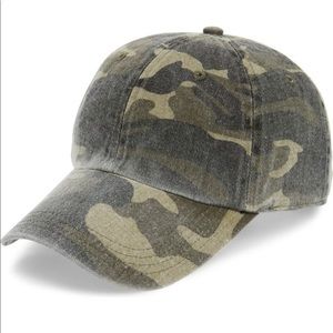 Treasure & Bond Washed Camo Baseball Hat